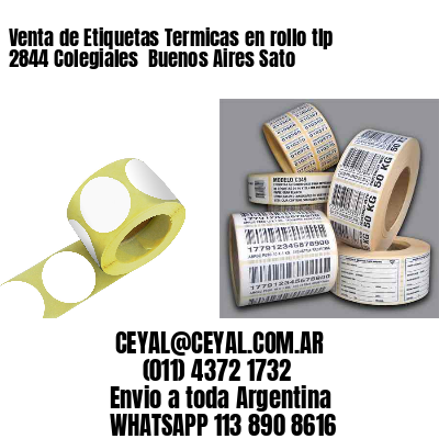 Venta de Etiquetas Termicas en rollo tlp 2844 Colegiales  Buenos Aires Sato