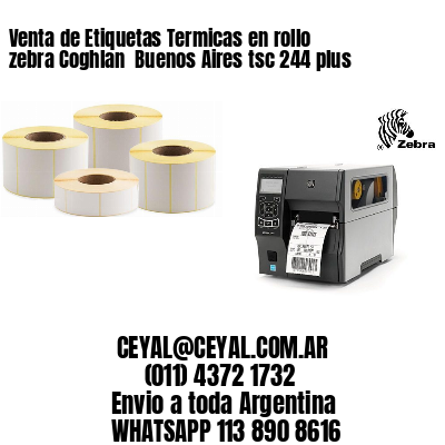 Venta de Etiquetas Termicas en rollo zebra Coghlan  Buenos Aires tsc 244 plus