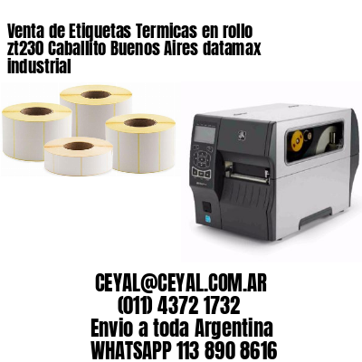 Venta de Etiquetas Termicas en rollo zt230 Caballito Buenos Aires datamax industrial