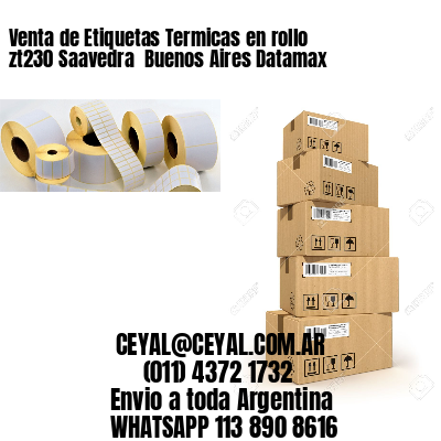 Venta de Etiquetas Termicas en rollo zt230 Saavedra  Buenos Aires Datamax