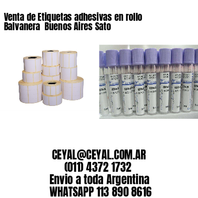 Venta de Etiquetas adhesivas en rollo Balvanera  Buenos Aires Sato