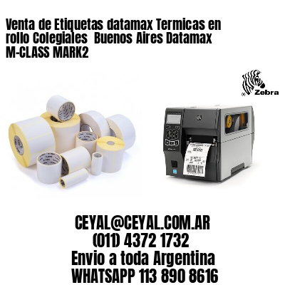 Venta de Etiquetas datamax Termicas en rollo Colegiales  Buenos Aires Datamax M-CLASS MARK2