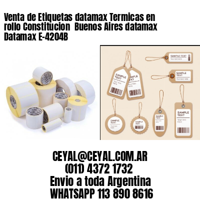 Venta de Etiquetas datamax Termicas en rollo Constitucion  Buenos Aires datamax Datamax E-4204B
