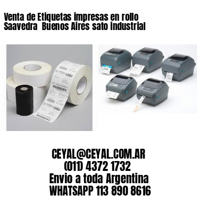 Venta de Etiquetas impresas en rollo Saavedra  Buenos Aires sato industrial