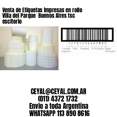 Venta de Etiquetas impresas en rollo Villa del Parque  Buenos Aires tsc escitorio