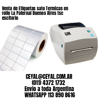 Venta de Etiquetas sato Termicas en rollo La Paternal Buenos Aires tsc escitorio