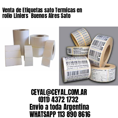 Venta de Etiquetas sato Termicas en rollo Liniers  Buenos Aires Sato