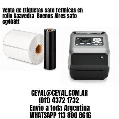 Venta de Etiquetas sato Termicas en rollo Saavedra  Buenos Aires sato cg408tt