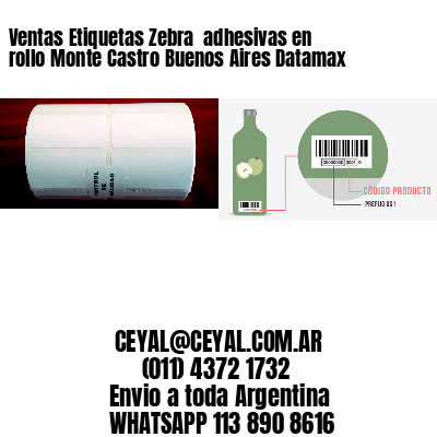Ventas Etiquetas Zebra  adhesivas en rollo Monte Castro Buenos Aires Datamax