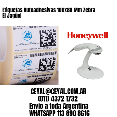 Etiquetas Autoadhesivas 100x80 Mm Zebra  El Jagüel 
