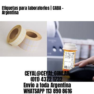 Etiquetas para laboratorios | CABA - Argentina