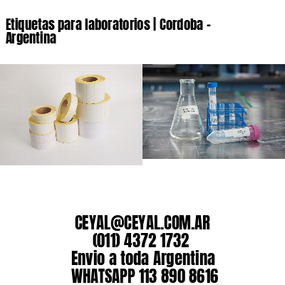 Etiquetas para laboratorios | Cordoba - Argentina