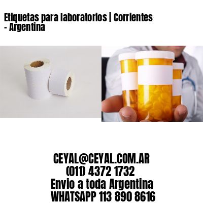 Etiquetas para laboratorios | Corrientes - Argentina