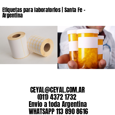 Etiquetas para laboratorios | Santa Fe - Argentina