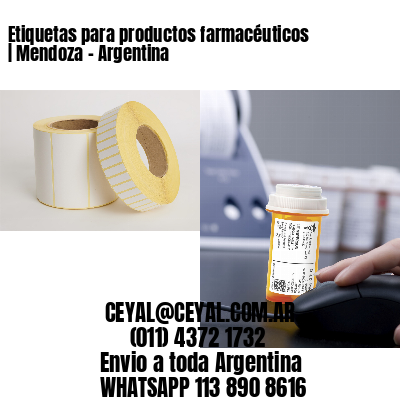 Etiquetas para productos farmacéuticos | Mendoza - Argentina