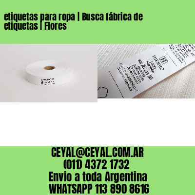 etiquetas para ropa | Busca fábrica de etiquetas | Flores