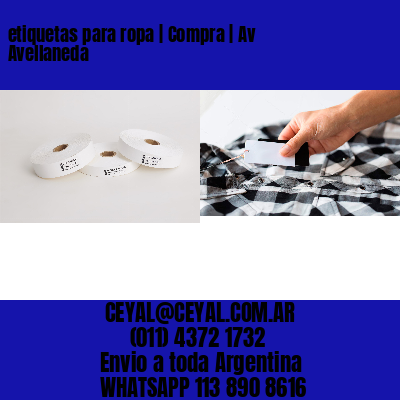 etiquetas para ropa | Compra | Av Avellaneda