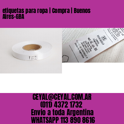 etiquetas para ropa | Compra | Buenos Aires-GBA