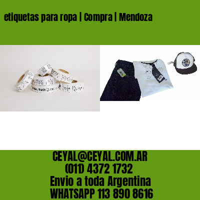 etiquetas para ropa | Compra | Mendoza