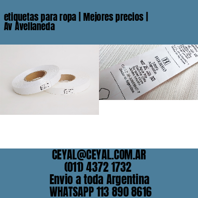 etiquetas para ropa | Mejores precios | Av Avellaneda