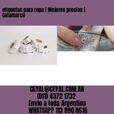 etiquetas para ropa | Mejores precios | Catamarca