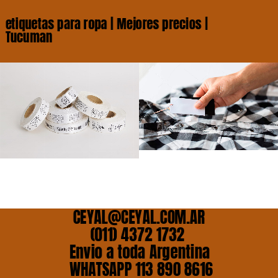 etiquetas para ropa | Mejores precios | Tucuman