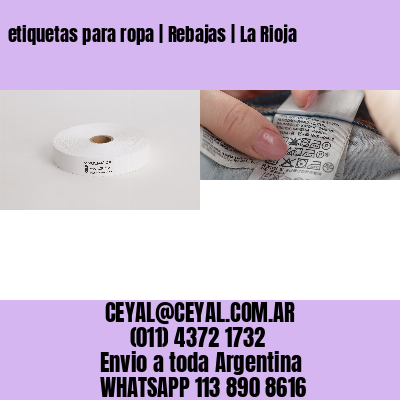 etiquetas para ropa | Rebajas | La Rioja