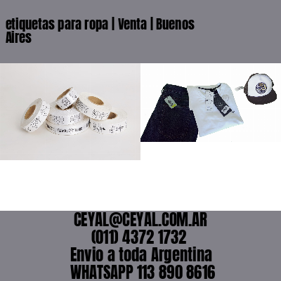 etiquetas para ropa | Venta | Buenos Aires