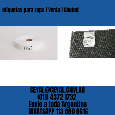 etiquetas para ropa | Venta | Chubut