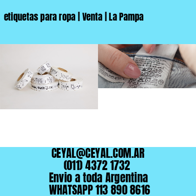etiquetas para ropa | Venta | La Pampa