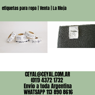 etiquetas para ropa | Venta | La Rioja