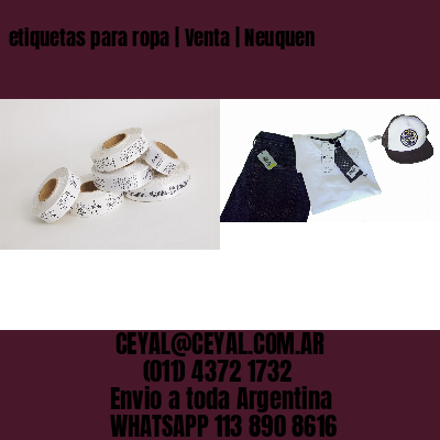 etiquetas para ropa | Venta | Neuquen