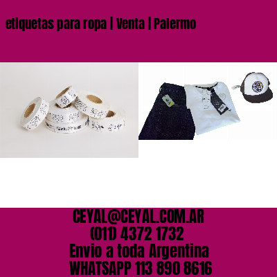 etiquetas para ropa | Venta | Palermo