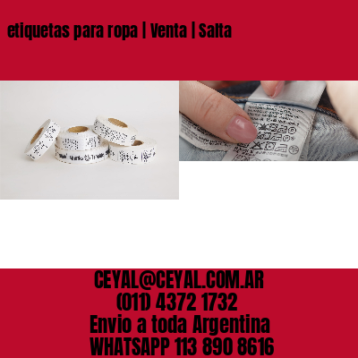 etiquetas para ropa | Venta | Salta