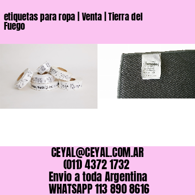 etiquetas para ropa | Venta | Tierra del Fuego