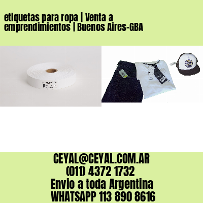 etiquetas para ropa | Venta a emprendimientos | Buenos Aires-GBA
