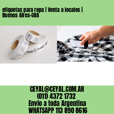 etiquetas para ropa | Venta a locales | Buenos Aires-GBA