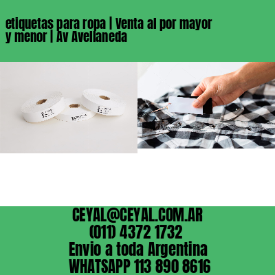 etiquetas para ropa | Venta al por mayor y menor | Av Avellaneda