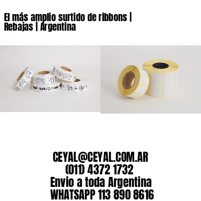 El más amplio surtido de ribbons | Rebajas | Argentina