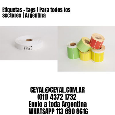 Etiquetas - tags | Para todos los sectores | Argentina