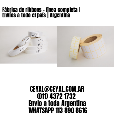 Fábrica de ribbons - línea completa | Envíos a todo el país | Argentina