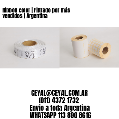 Ribbon color | Filtrado por más vendidos | Argentina