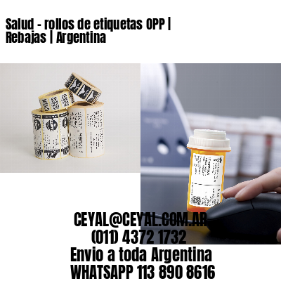 Salud - rollos de etiquetas OPP | Rebajas | Argentina