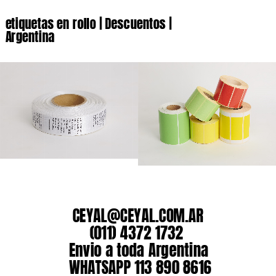 etiquetas en rollo | Descuentos | Argentina