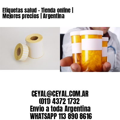 Etiquetas salud - Tienda online | Mejores precios | Argentina