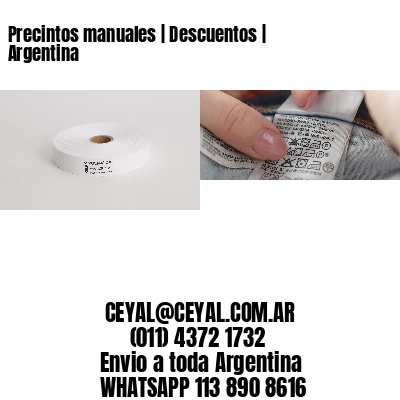 Precintos manuales | Descuentos | Argentina