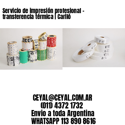 Servicio de impresión profesional – transferencia térmica | Cariló