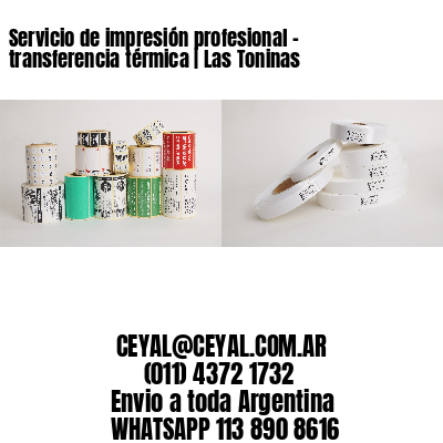 Servicio de impresión profesional – transferencia térmica | Las Toninas