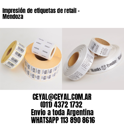 Impresión de etiquetas de retail – Mendoza