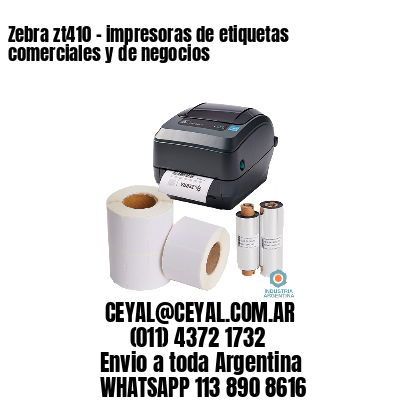 Zebra zt410 – impresoras de etiquetas comerciales y de negocios